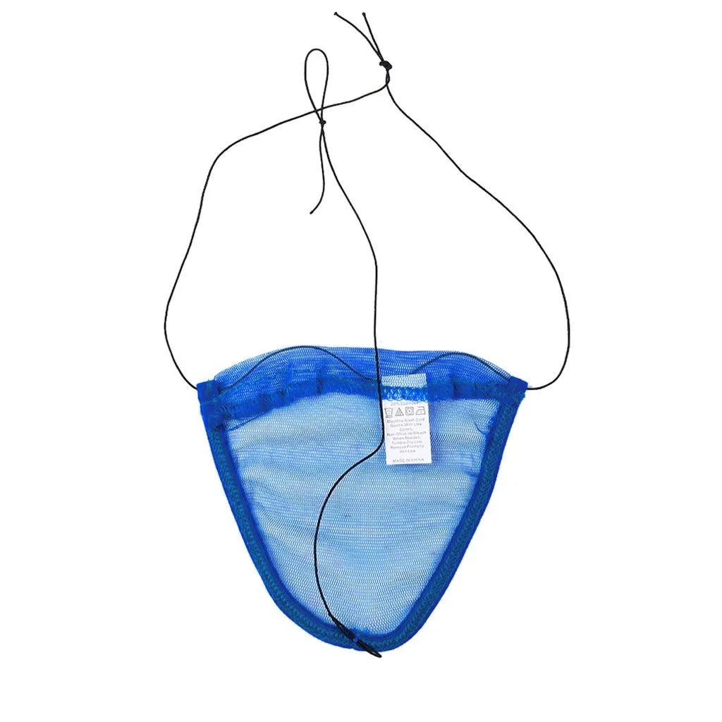 Mini String "NudeSkin" – Lingerie Masculine Ultralégère en Maille Transparente