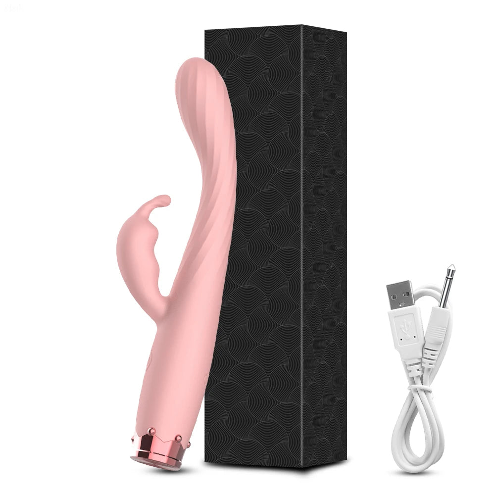 Vibromasseur Doux Multi-Zones – Débutante | Stimulation Clitoris, Tétons & Point G