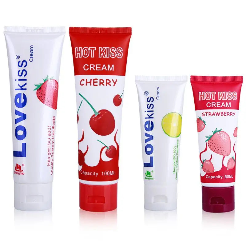 Lubrifiant Comestible à Base d’Eau HOT KISS – Saveurs Sensuelles & Plaisir Intime