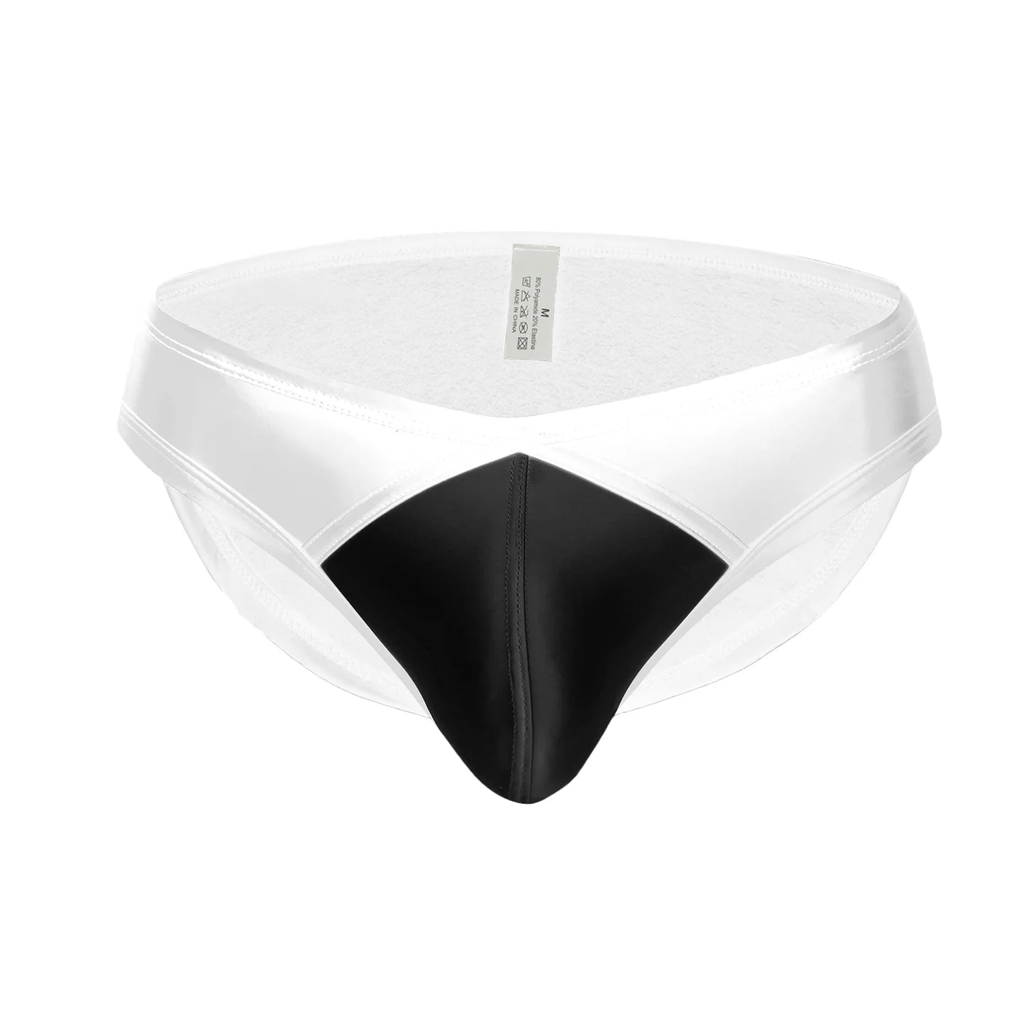 Slip Homme Sexy "Black Touch" – Effet Cuir & Poche à Renflement CLEVER-MENMODE