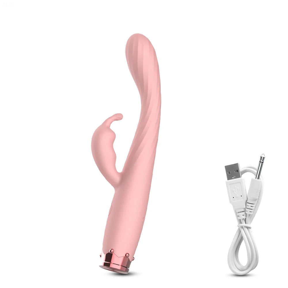 Vibromasseur Doux Multi-Zones – Débutante | Stimulation Clitoris, Tétons & Point G