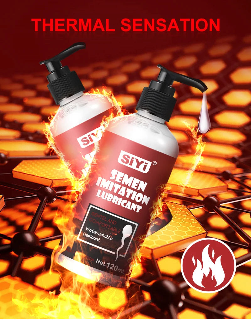 Lubrifiant Intime Chauffant à Base d’Eau – 120ml/300ml | Compatible Jeux Anaux & Vaginal, Idéal Couples et Sextoys