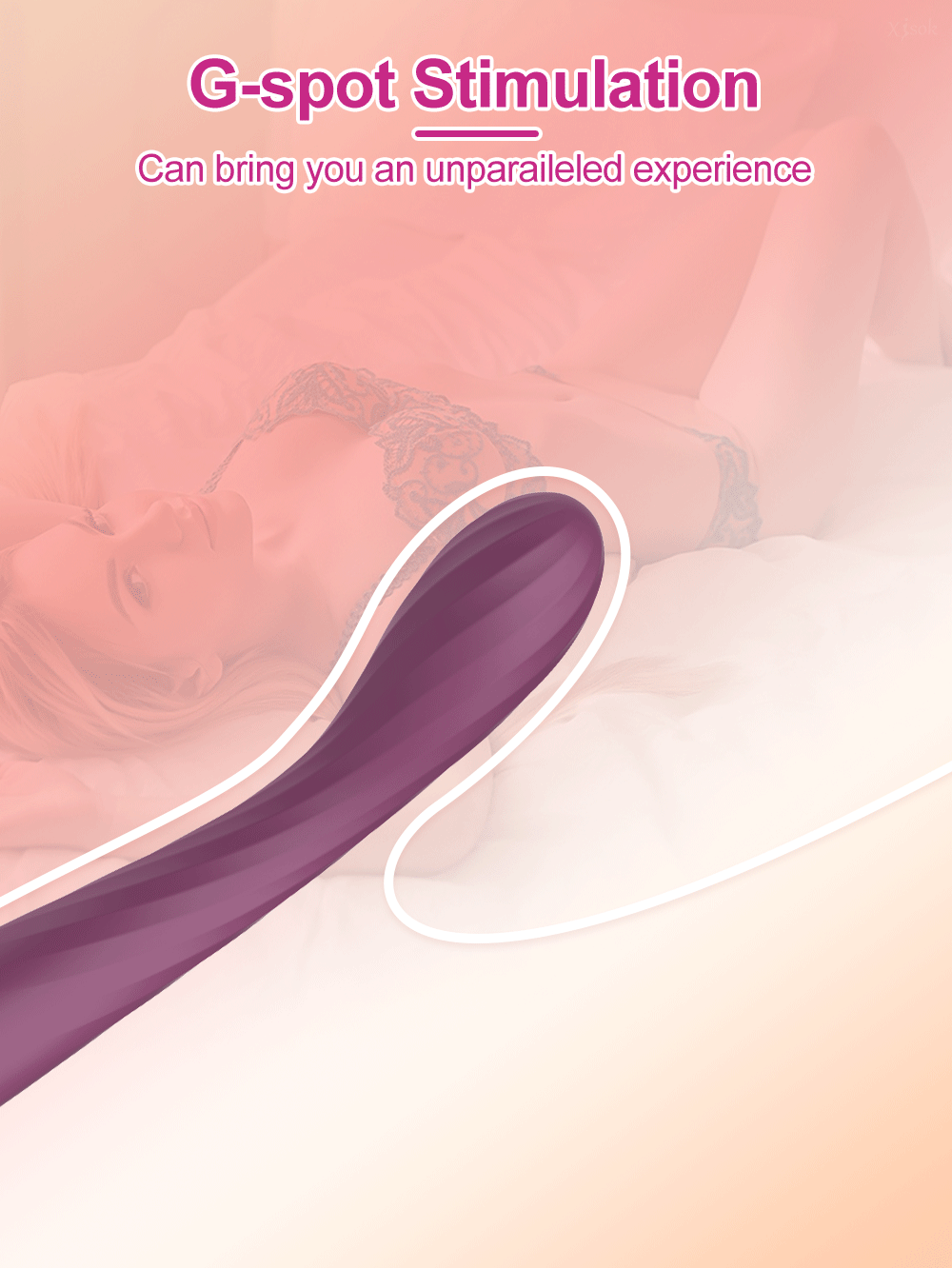 Vibromasseur Doux Multi-Zones – Débutante | Stimulation Clitoris, Tétons & Point G