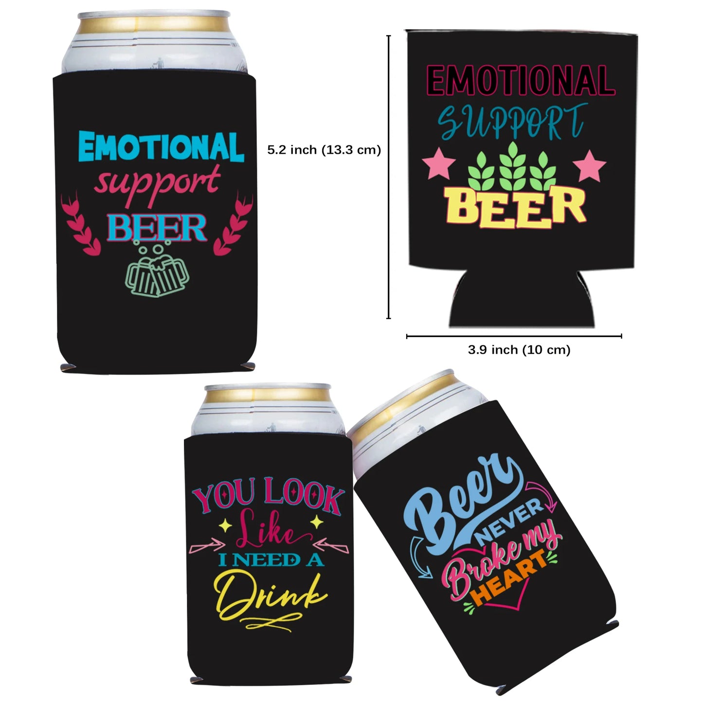 12 Manchons Isothermes Humoristiques – Thème Bière | Soirées, Enterrements de Vie de Garçon, Fêtes, Festivals