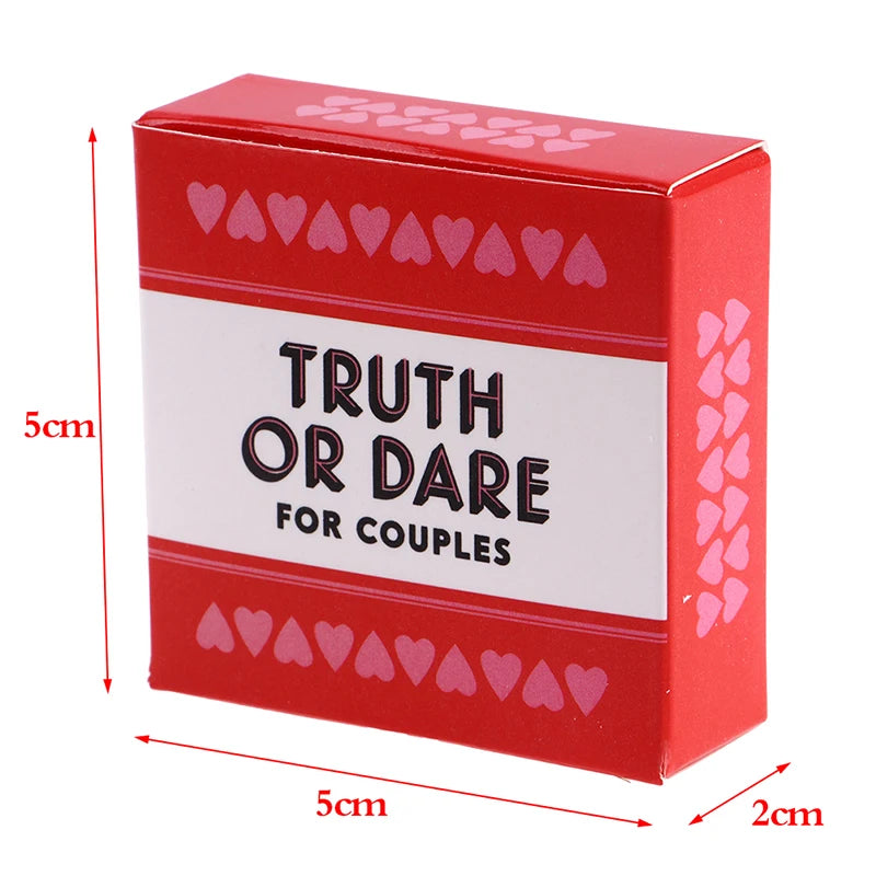 Jeu de Cartes « Truth or Dare – Couples Only » – 51 Défis Épicés pour Soirée Intime ou Date Night