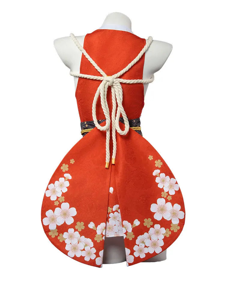 Cosplay Sexy Mai Shiranui – Costume Féminin Inspiré d'Anime | Déguisement Complet + Perruque | Fantaisie, Halloween, Roleplay Adulte