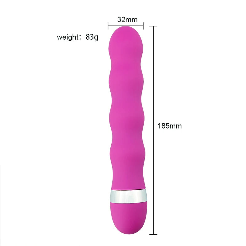 Vibrateur Vague G-Spot & Clito – Silicone Souple Multi-vitesses | Stimulateur Intime Pour Femme – Masturbateur Solo ou Jeux de Couple