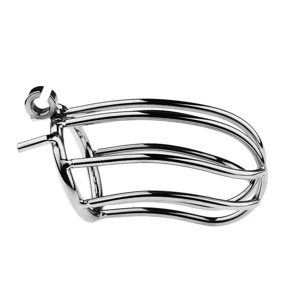 Cage de Chasteté Masculine – Modèle Banana Lock avec Tube Urétral