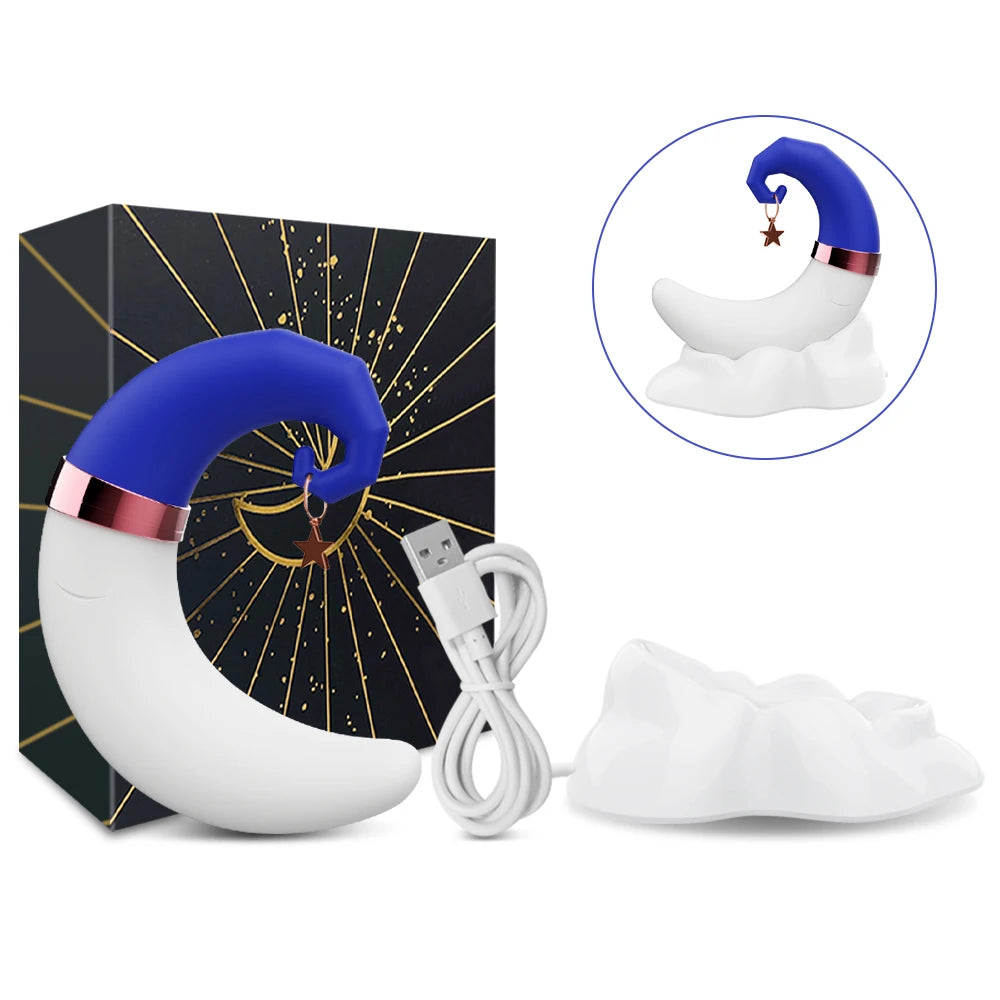 Stimulateur Multifonction Moonlight - Succion Clitoridienne, Point G et Vibrations Intenses