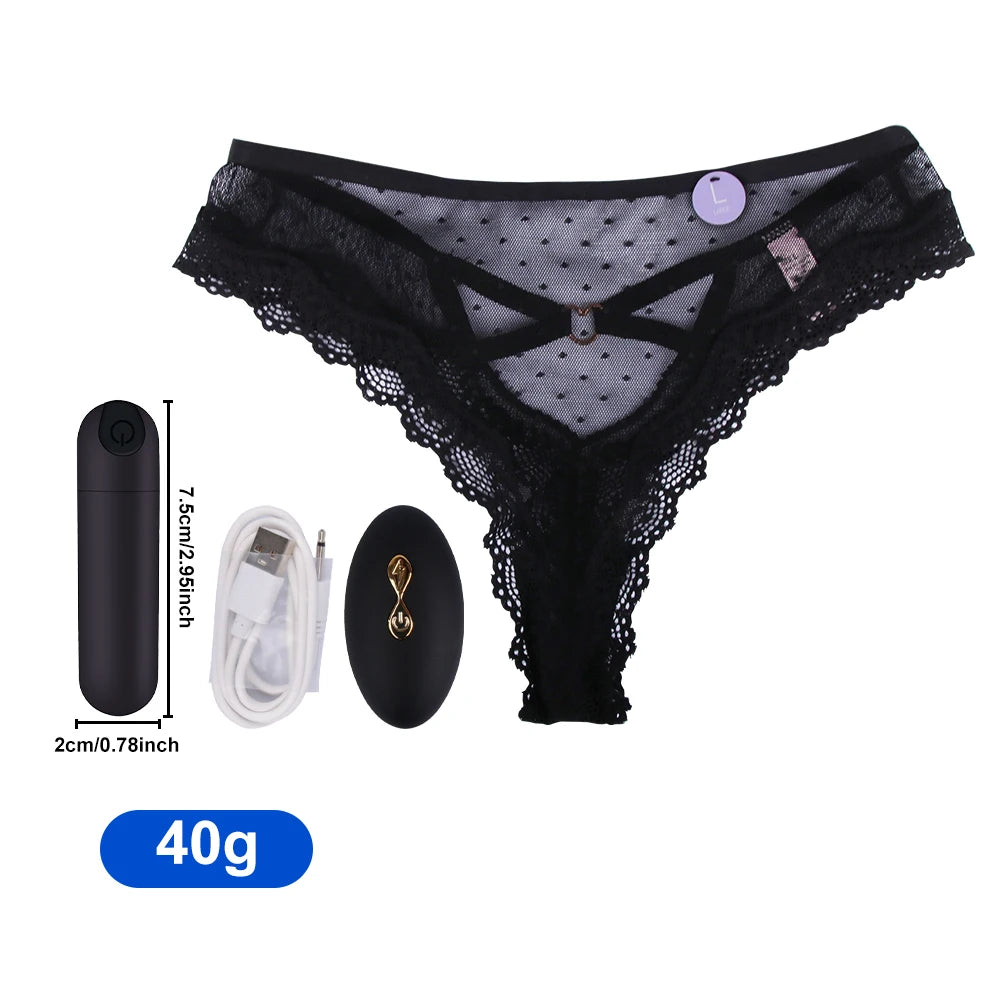 Culotte Vibrante Téléguidée – Vibromasseur Discret 10 Vitesses – Plaisir Nomade & Stimulation Clitoridienne
