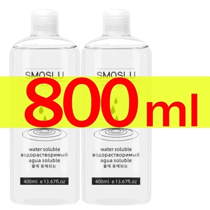 Lubrifiant Eau SMOSLU 400/800ml – Lubrifiant Intime Multi-Zones à Base d’Eau | Usage Anal, Vaginal et Oral