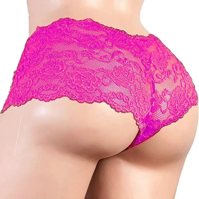 Culotte Dentelle “Sissy Charm” – Lingerie Sexy & Respirante pour Homme, Taille Plus Disponible