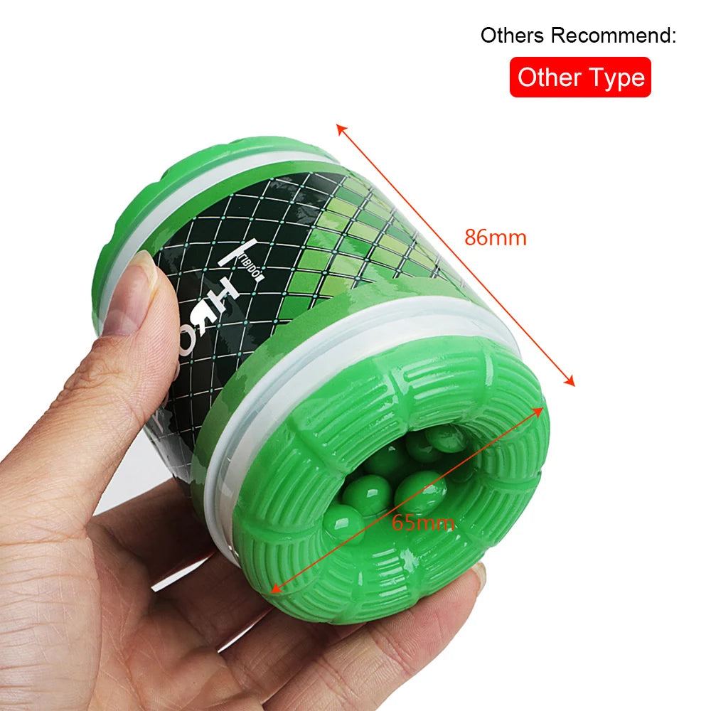 Masturbateur Homme VATINE – Pompe à Pénis 2 en 1 Vagin & Bouche | Effet Succion, Silicone Doux, Sextoy Discret