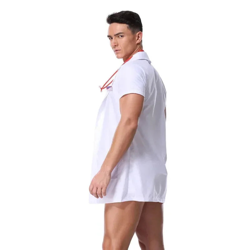 Costume Sexy Docteur pour Homme – Ensemble 2 Pièces Rôle-Play