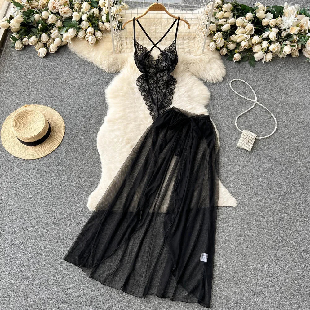 Body Sexy Bunny Girl – Ensemble Clubwear en Similicuir et Dentelle, Cosplay Nocturne Glamour